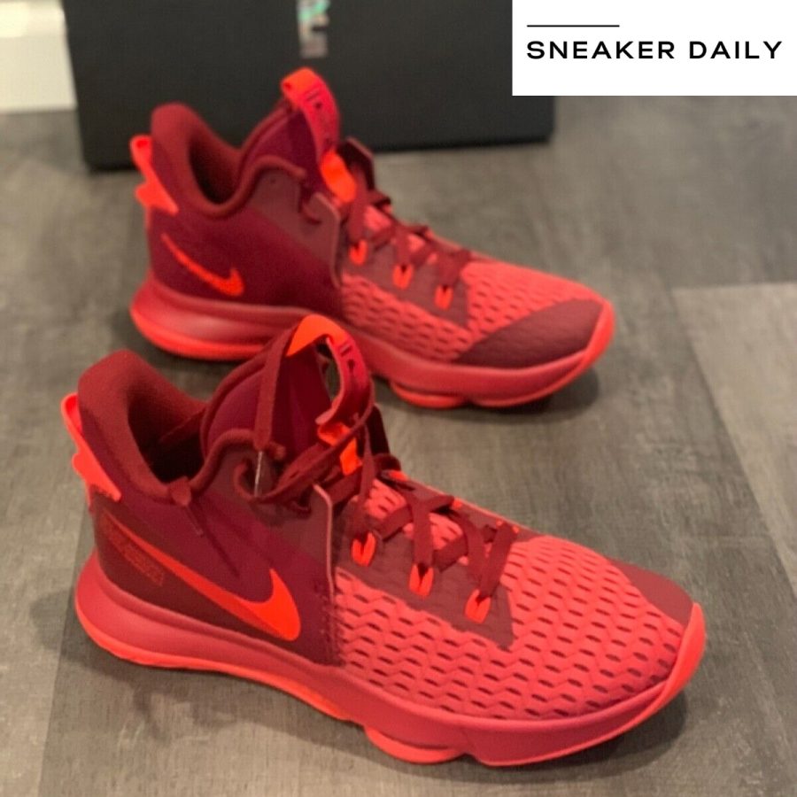 giày nike lebron witness 5 ep 'gym red crimson' cq9381-600