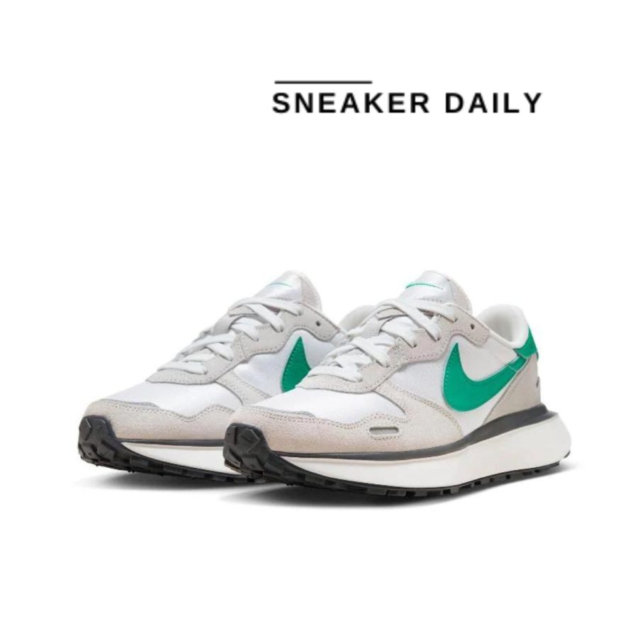 giày nike phoenix waffle summit white green fd2196-103