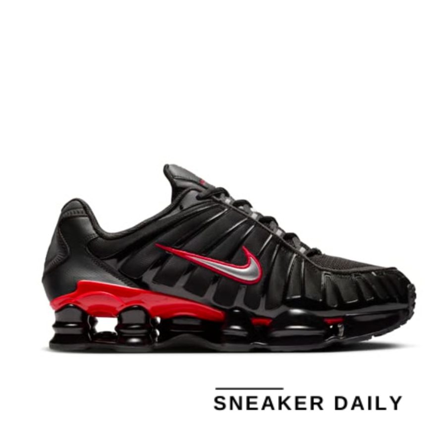 giày nike shox tl 'black university red' cn0151-003