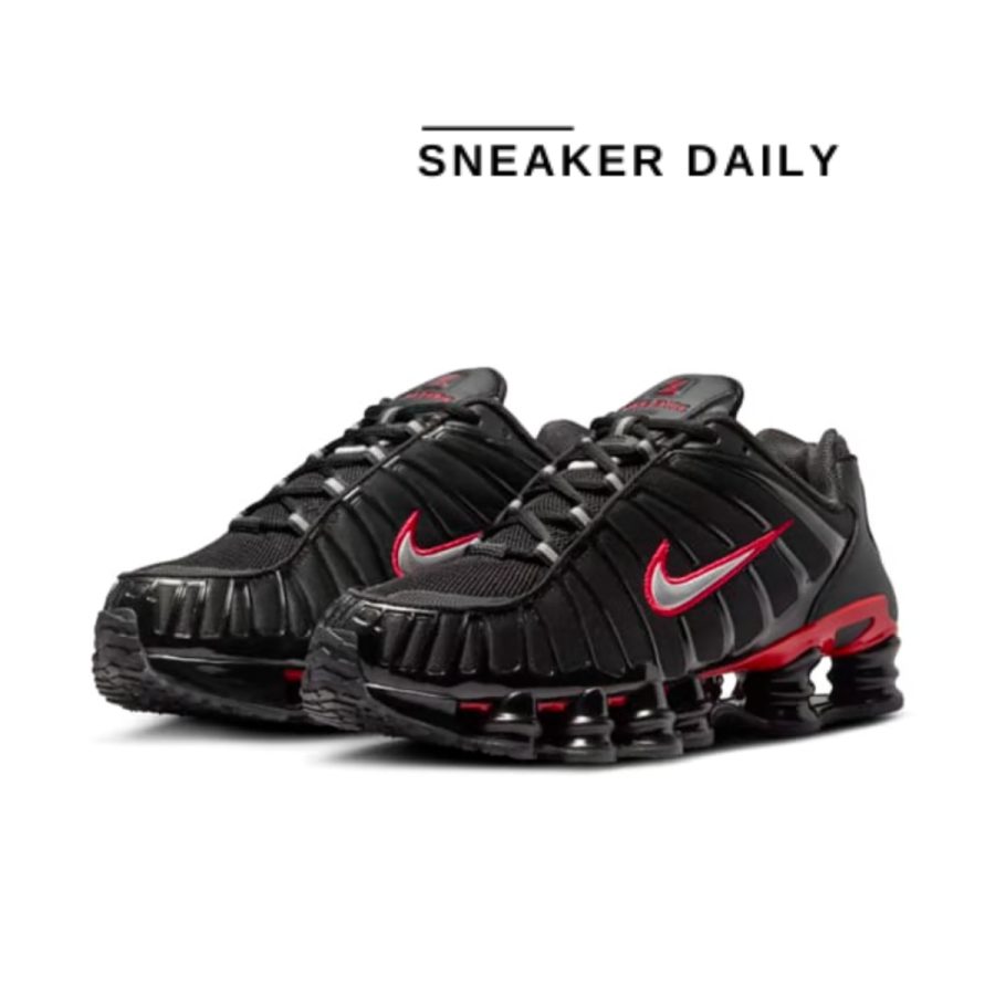 giày nike shox tl 'black university red' cn0151-003