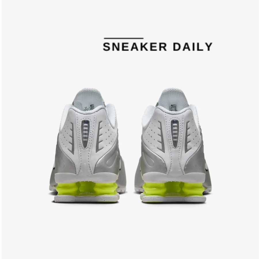 giày nike women's shox r4 'white volt' ar3565-102