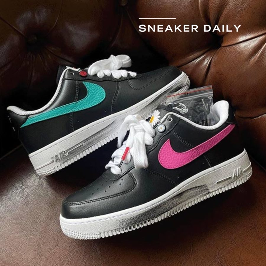 giày nike x g-dragon air force 1 '07 'para-noise 3.0' aq3692-004