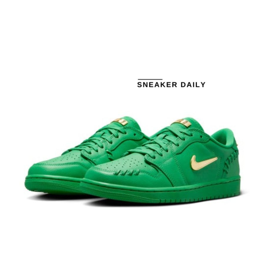 giày (wmns) air jordan 1 low method of make 'lucky green' fn5032-300