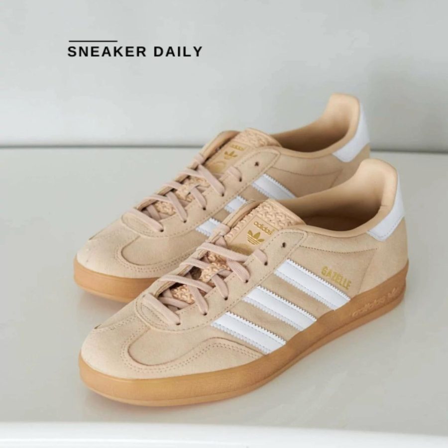 giày adidas gazelle indoor 'magic beige' (wmns) ih5482