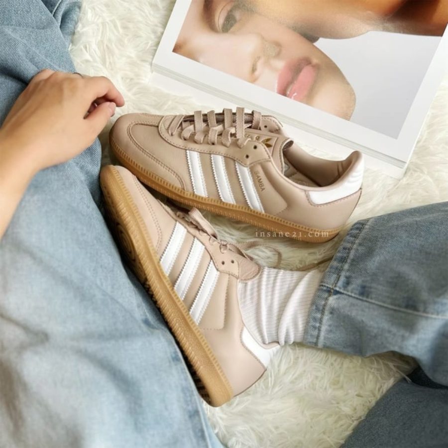 giày adidas samba og 'wonder taupe' (wmns) ie6523