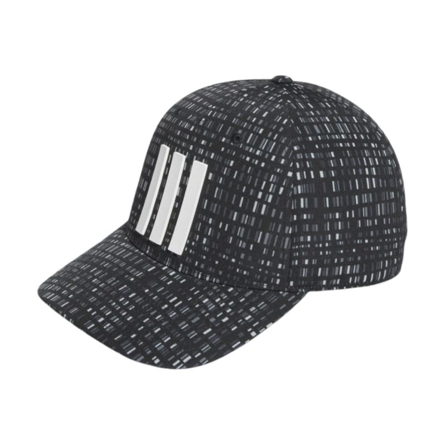 mũ adidas three stripes printed tour hat - black iw6735