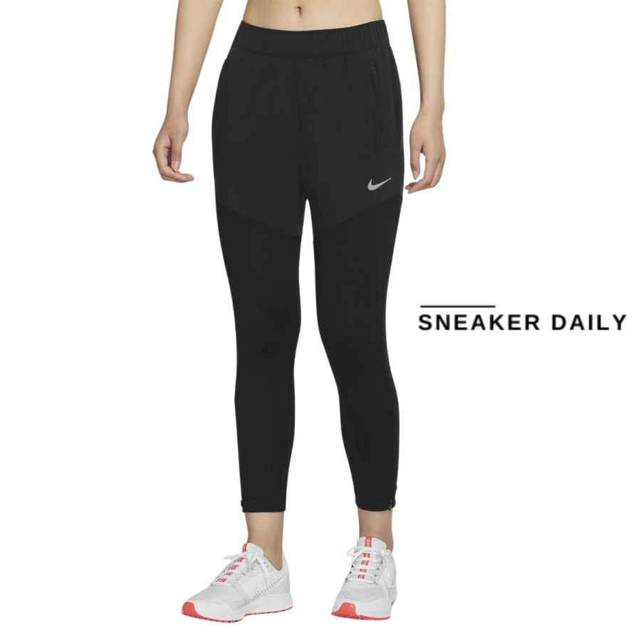 quần nike dri-fit essential quick-dry tight running sports fitness pants black dh6980-010