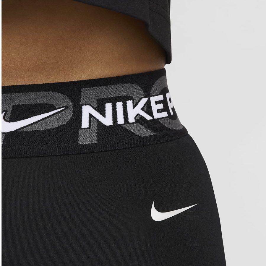 quần nike pro women's mid-rise 78 graphic leggings fv7398-010