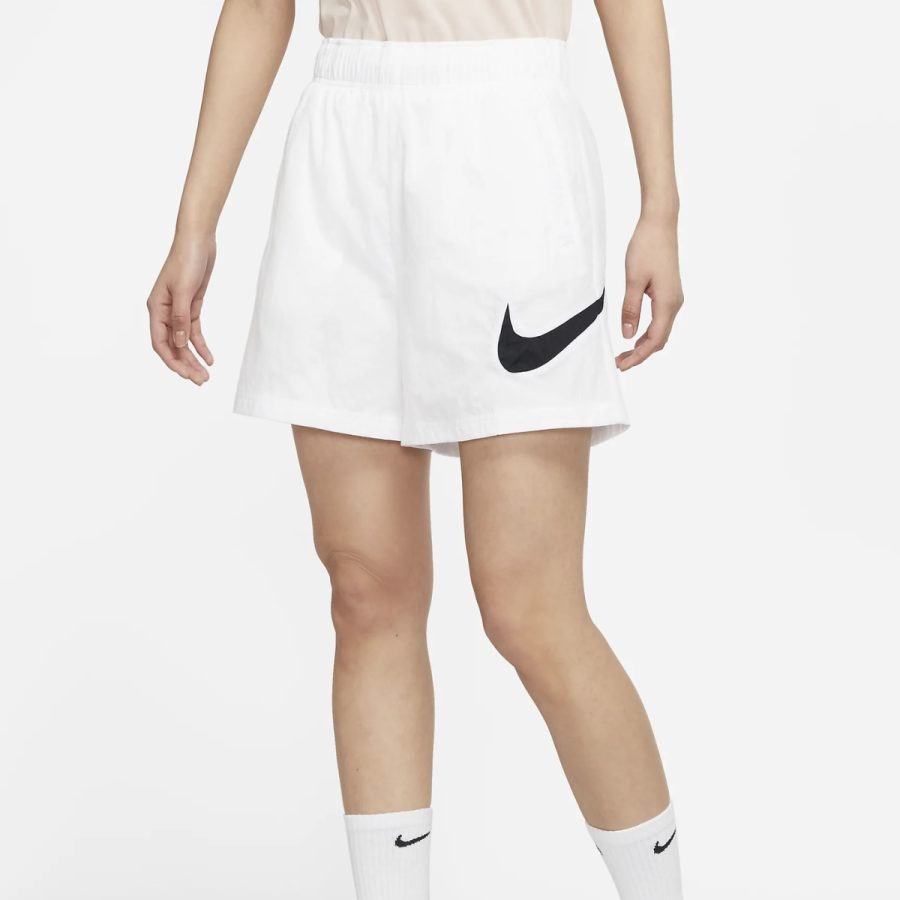 quần nike sportswear essentials women's high-rise woven shorts dm6740-100