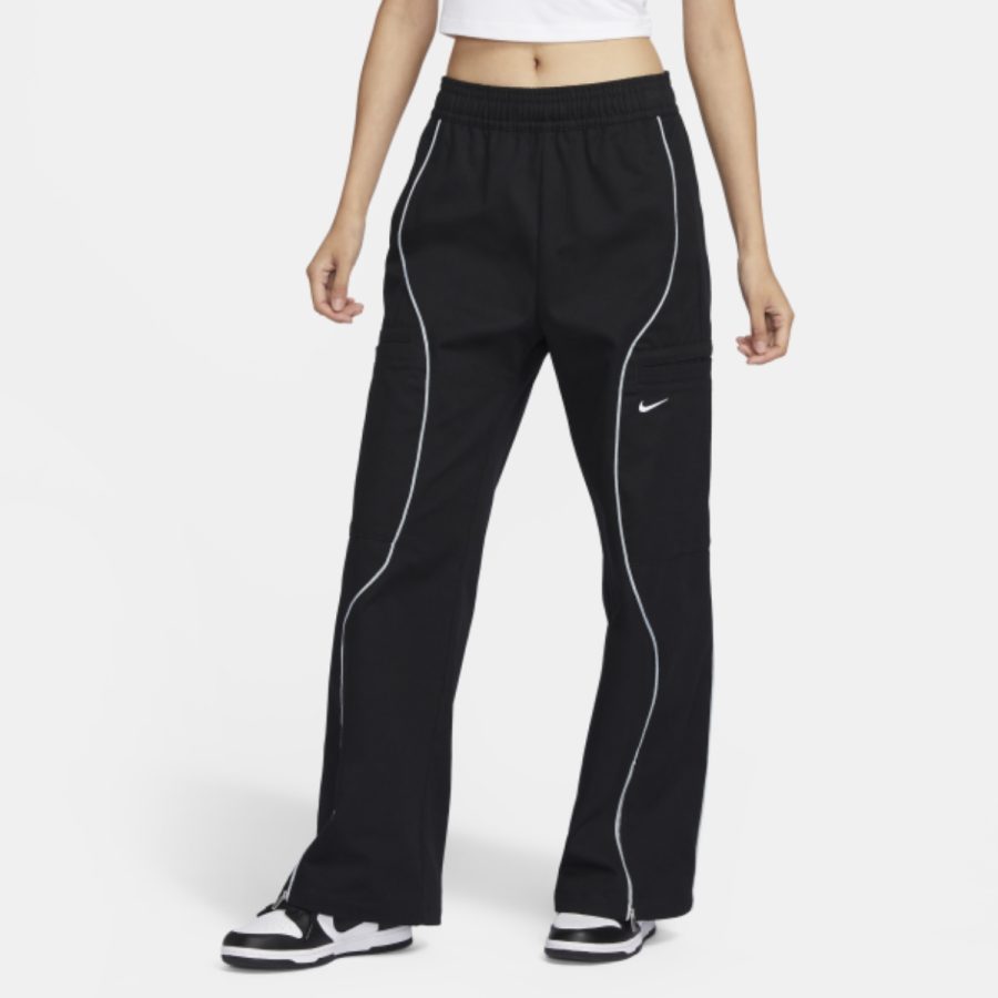 quần nike sportswear women's high-waist woven pants fn1950-010