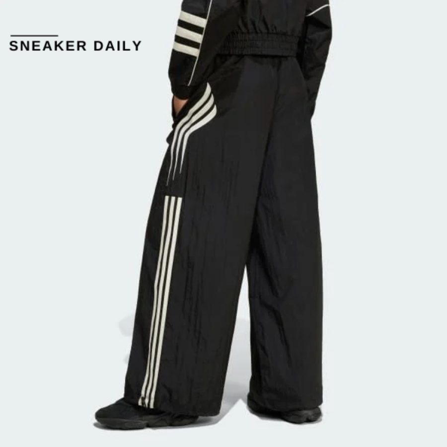 quần adidas atlanta cut line nylon track pants black iw5509