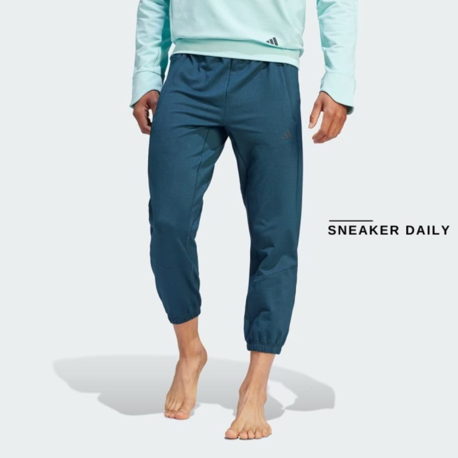 quần adidas designed for training yoga training 7/8 pants - arctic night in7918
