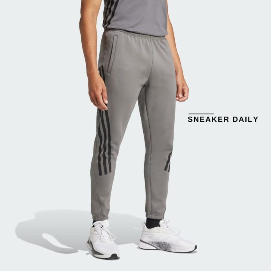 quần adidas future icons 3-stripes pants - grey iw8535