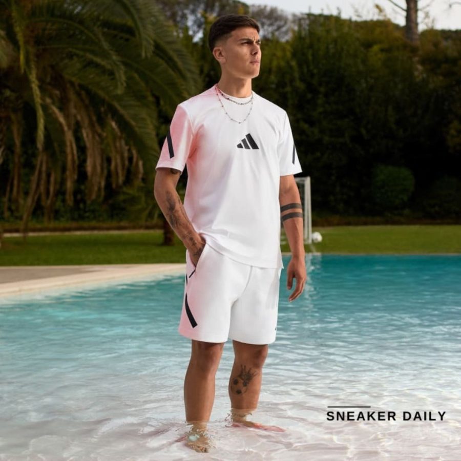 quần adidas new adidas z.n.e. shorts - white jj4893