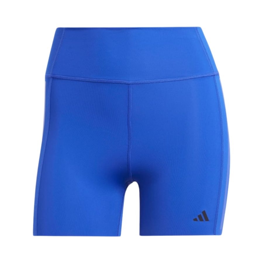 quần adidas optime 4-inch raw-cut-hem leggings - semi lucid blue ik5482