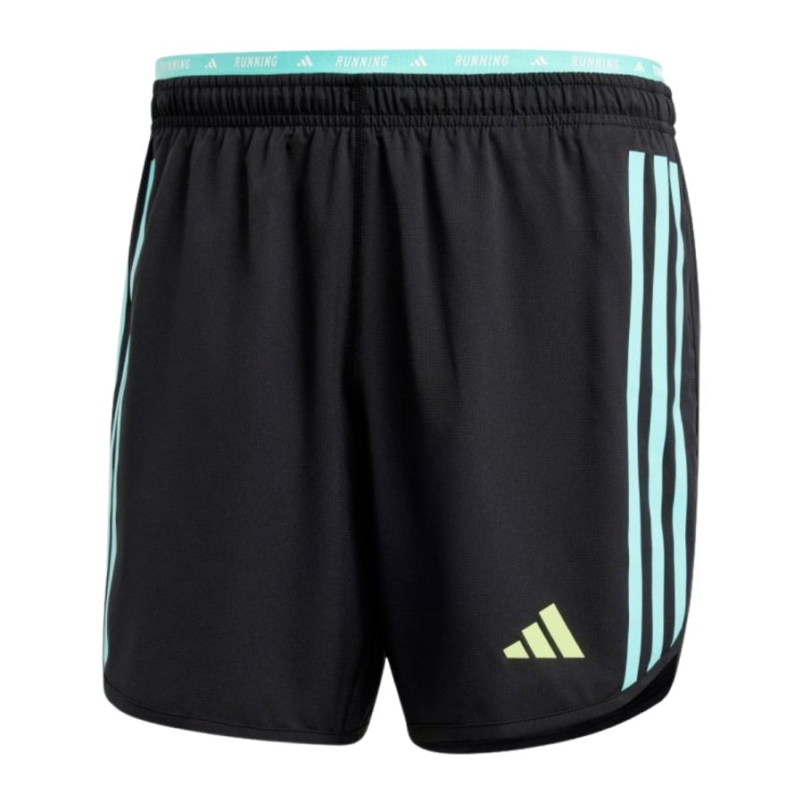 quần adidas own the run 3-stripes shorts - black iz1649