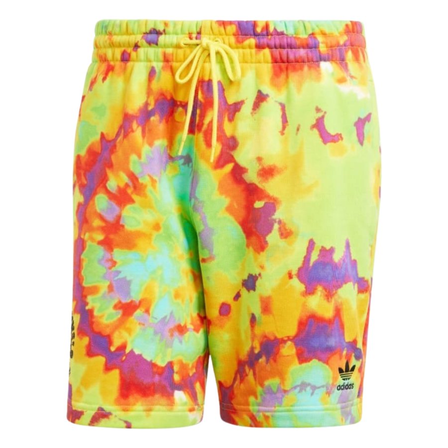 quần adidas tie-dyed shorts - impact yellow iz0092