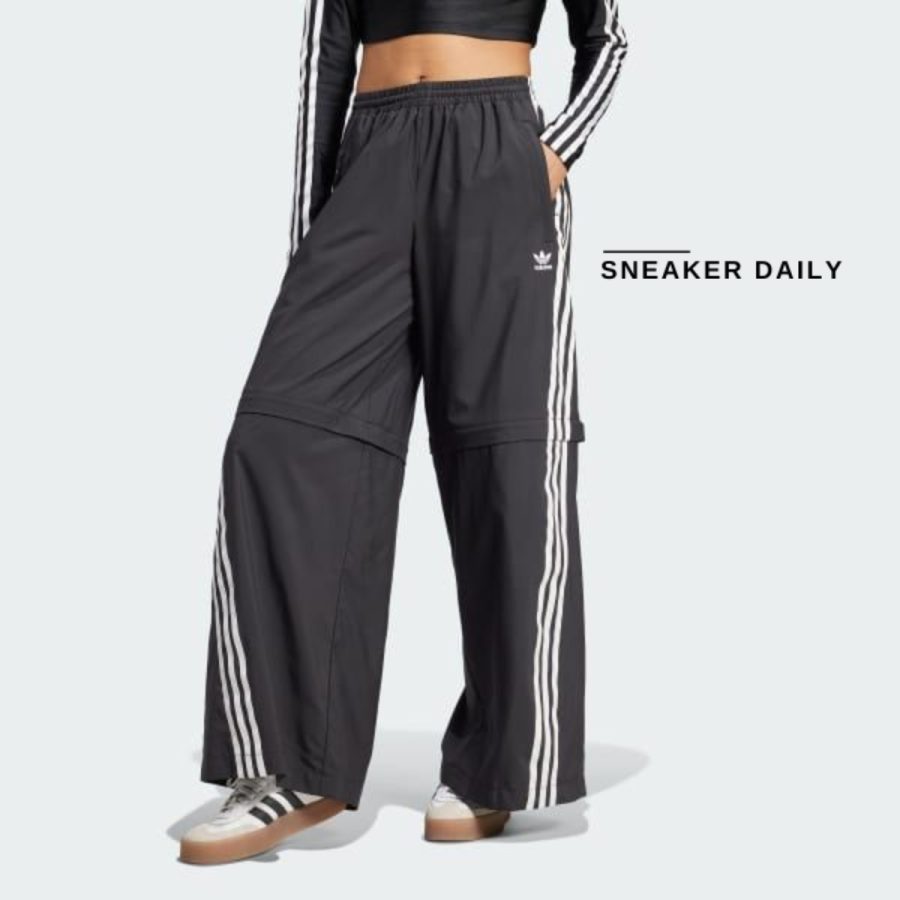 quần adidas tháo ống oversize adilenium season 2 track pant unisex jm9254