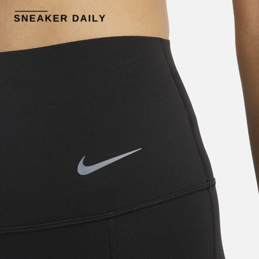 quần nike universala women's medium support high waist 78 pocket leggings dq5898-010