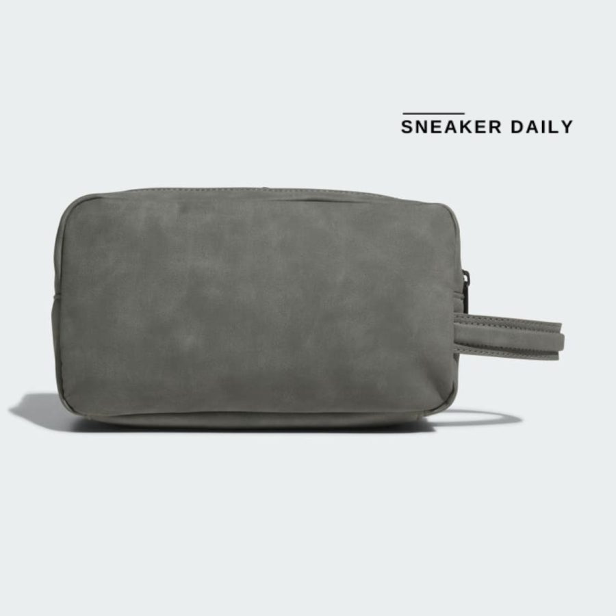 túi adidas polyurethane 2-way zip pouch - charcoal is6551