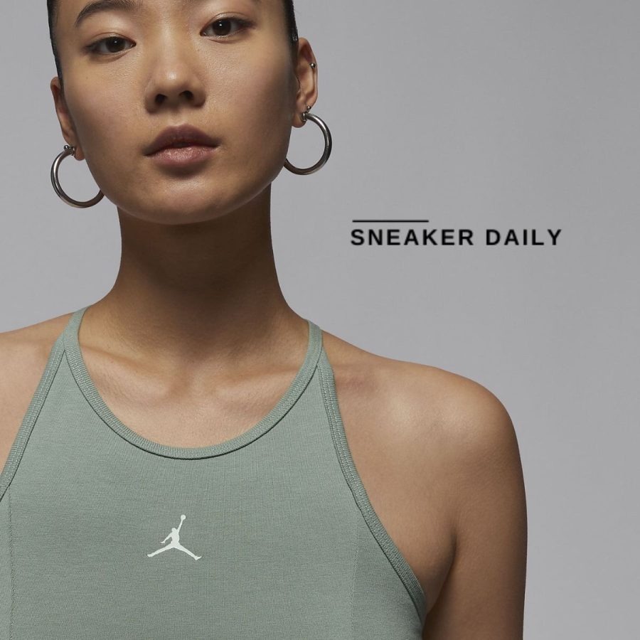 váy air jordan women slim knit dress fn5695-304