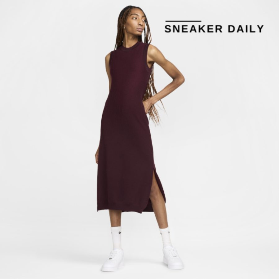 váy nike every stitch considered women's knitted dress fq0292-298