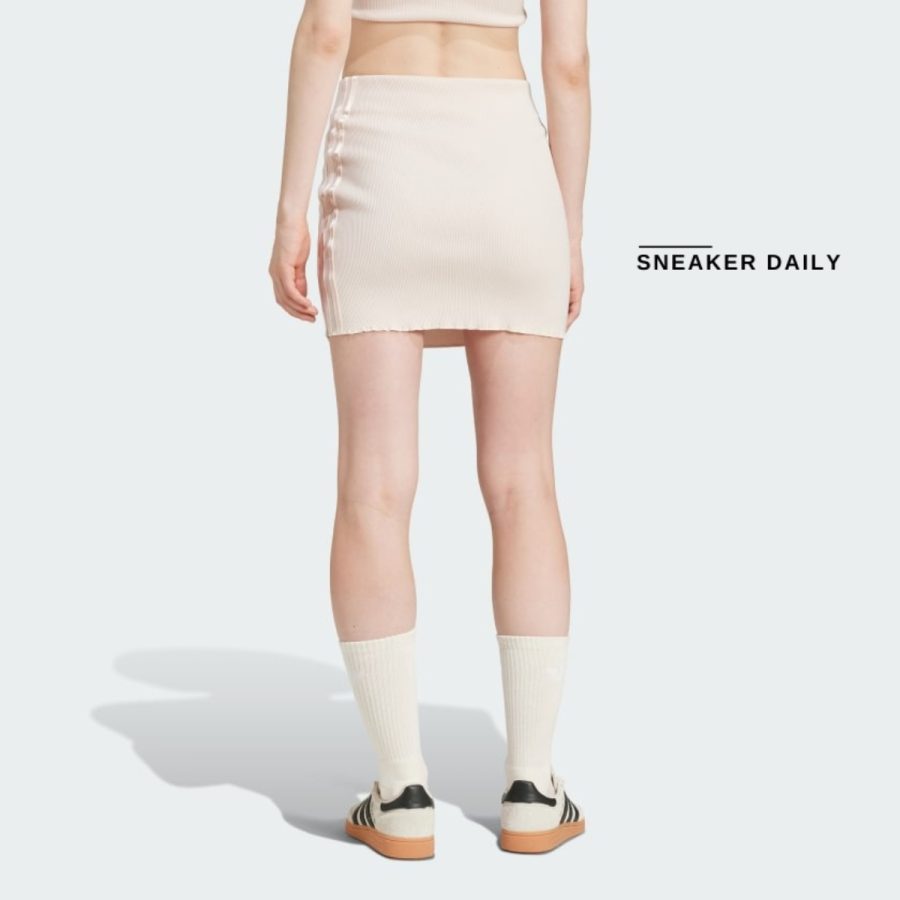 váy adidas rib skirt - wonder quartz jn3016