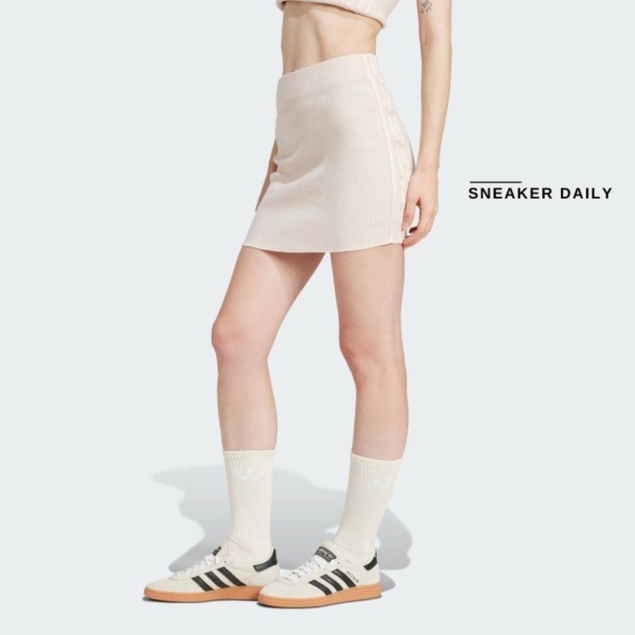 váy adidas rib skirt - wonder quartz jn3016