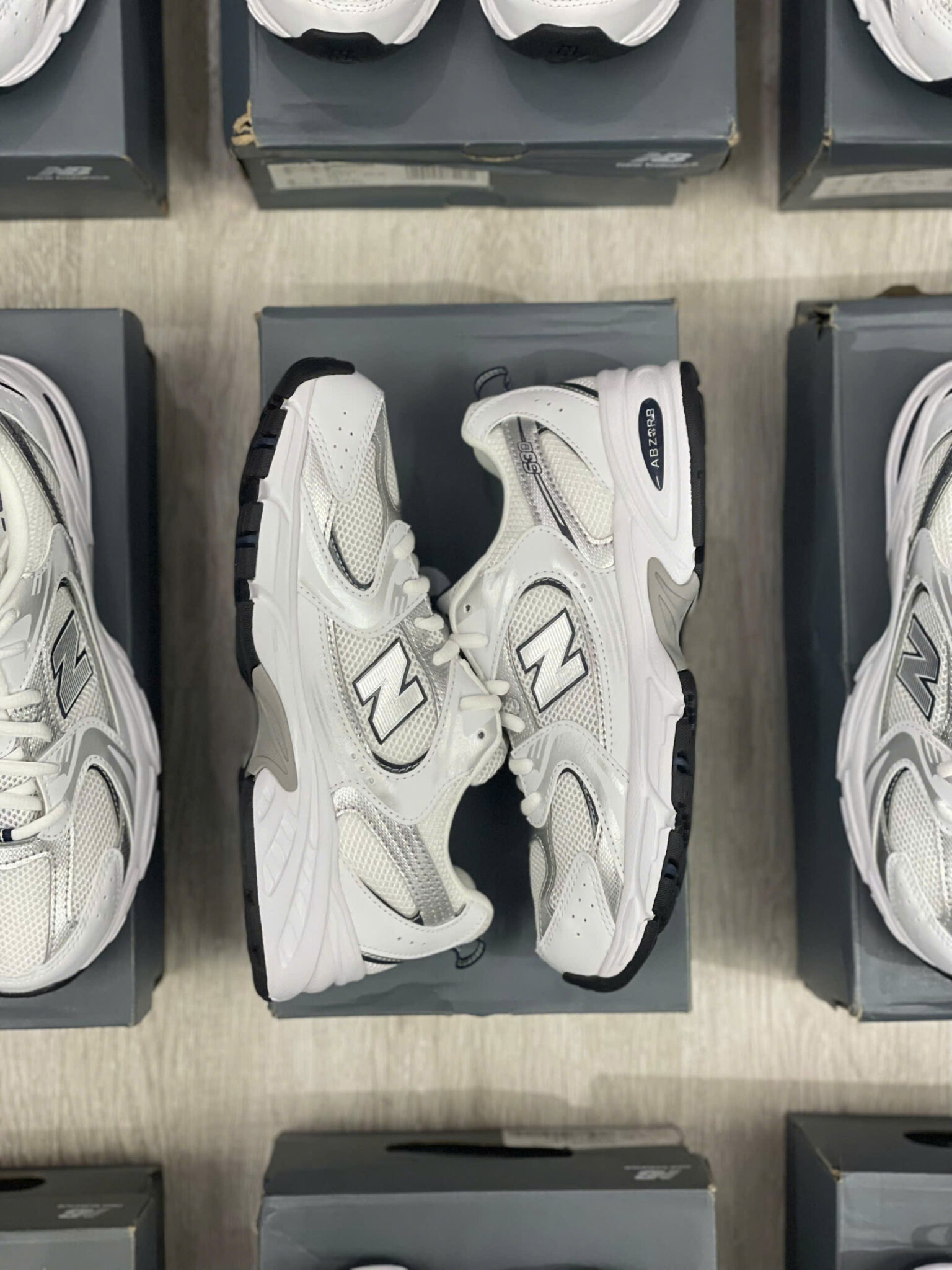 z7151472090189_d8cdc4bf973f3840c2d85029399ee461 giày new balance 530 'white natural indigo' gr530sb1