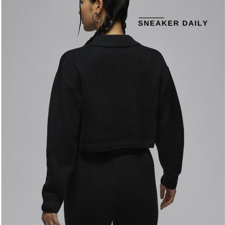 áo air jordan women knit cardigan fz4196-010