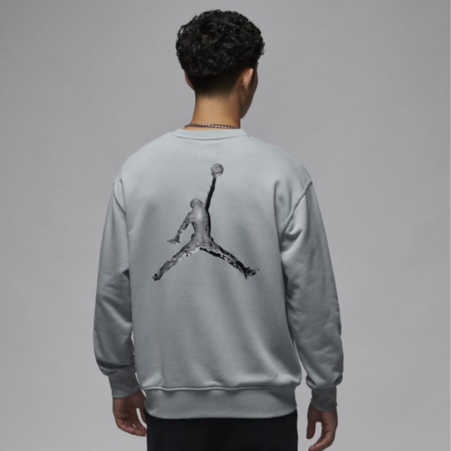 áo jordan fleece men's crew neck sweatshirt hq4889-041