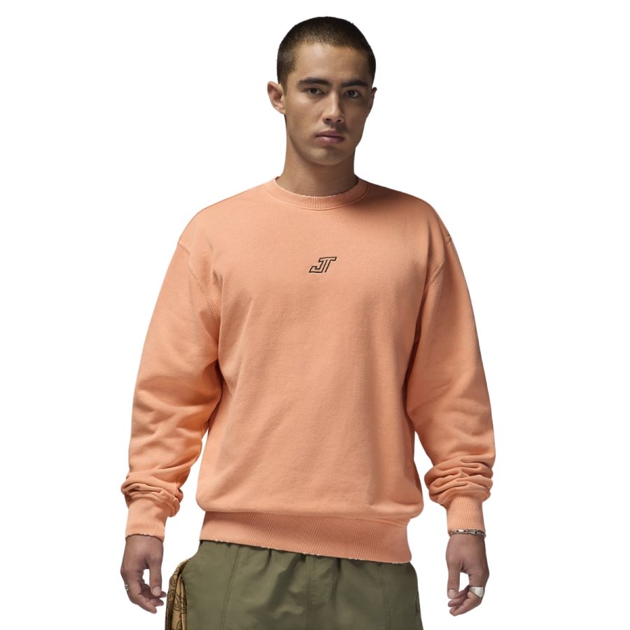 áo jordan tatum men's fleece crew-neck sweatshirt hf7845-844