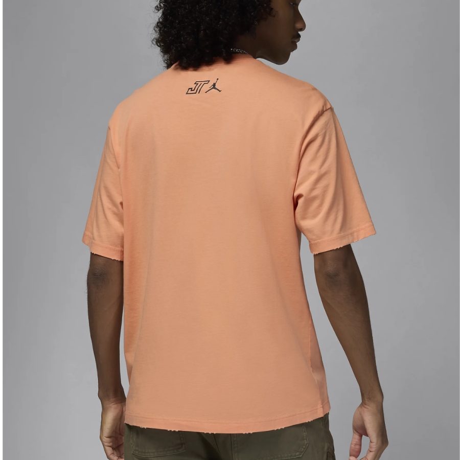 áo jordan tatum men's t-shirt orange hf7849-844