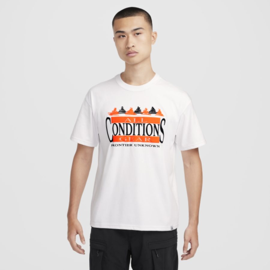 áo nike acg dri-fit men's t-shirt white fz6703-121