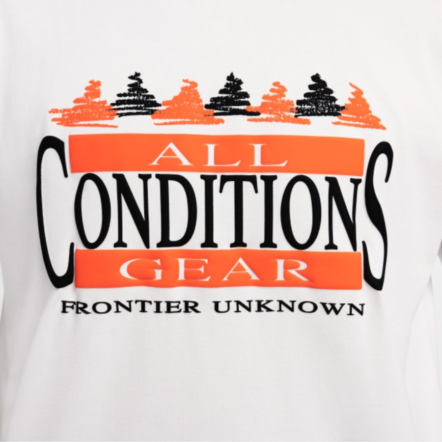 áo nike acg dri-fit men's t-shirt white fz6703-121