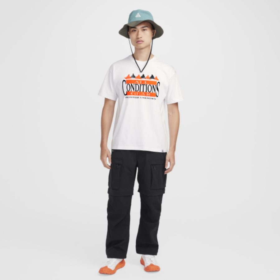 áo nike acg dri-fit men's t-shirt white fz6703-121