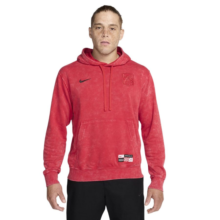 áo nike liverpool fc club third men's soccer french terry pullover hoodie fz4135-679
