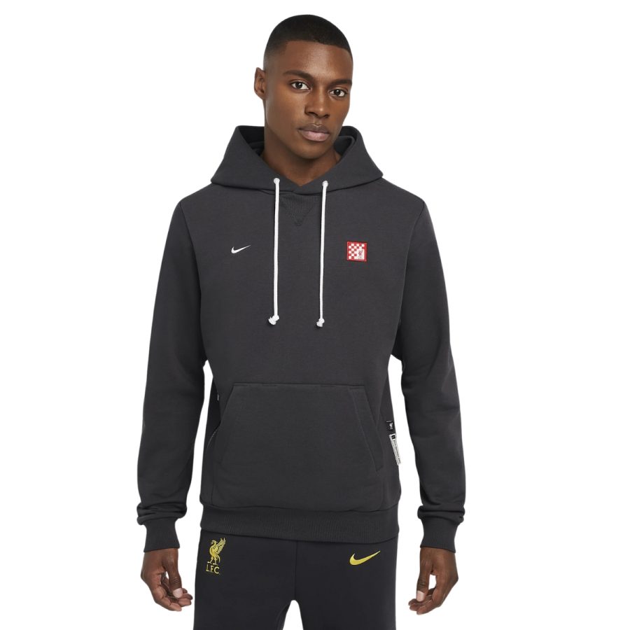 áo nke liverpool fc standard issue third men's dri fit soccer pullover hoodie fz8661-071