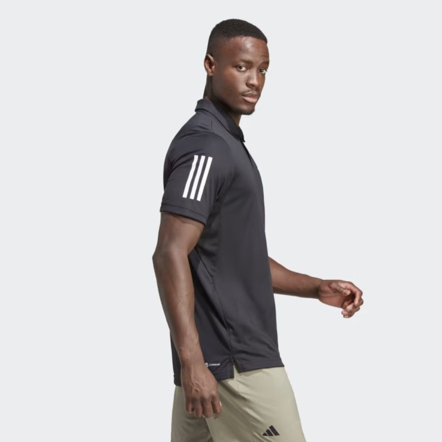 áo adidas 3-stripes club tennis polo shirt black hs3269