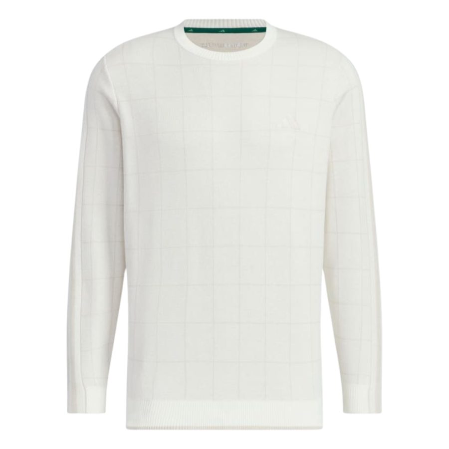 áo adidas 3-stripes crew sweater - off white im6427