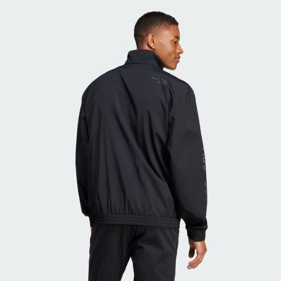 áo adidas brand love woven track jacket - black ix1317