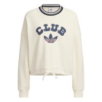 áo adidas collegiate graphics crew sweatshirt - cream white jd6375