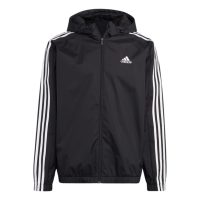 áo adidas essentials 3-stripes woven windbreaker - black ib0384