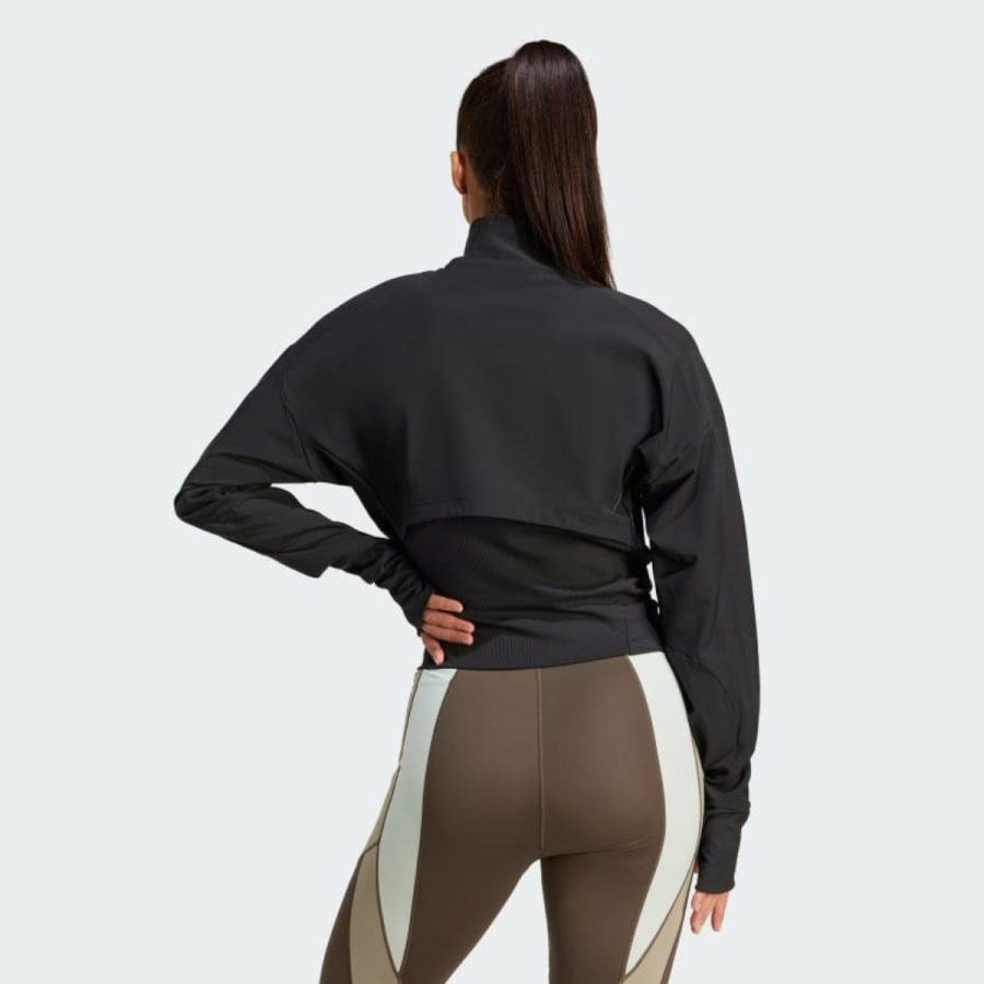 áo adidas full-zip training jacket - black iw6397
