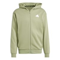 áo adidas future icons badge of sport full zip hoodie - tent green iw8555