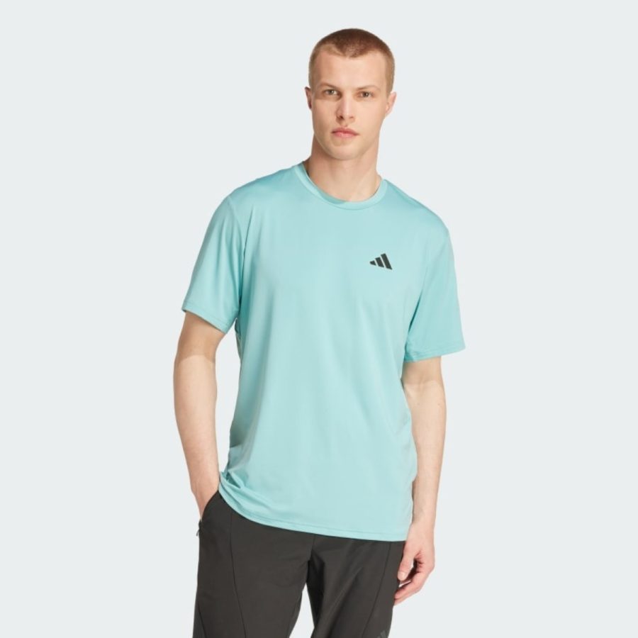 áo adidas train essentials stretch training tee - mint tone iw3366