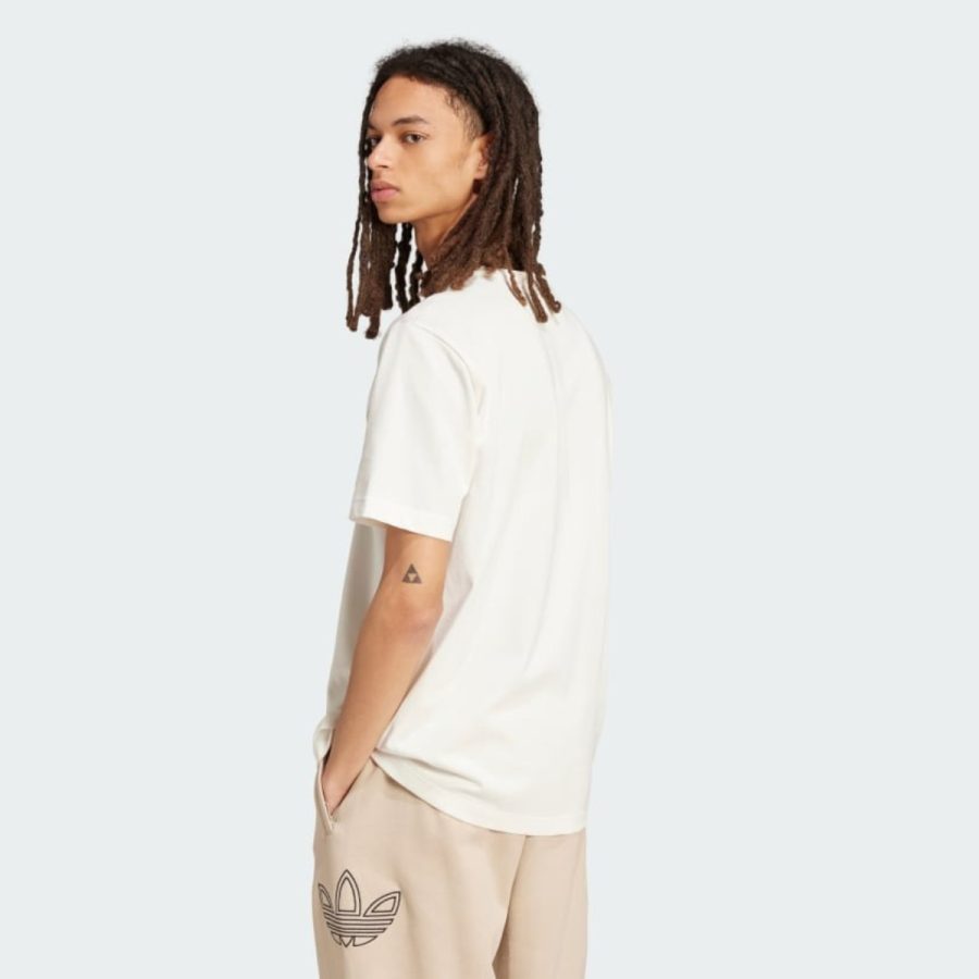 áo adidas graphic tee - off white iw3252