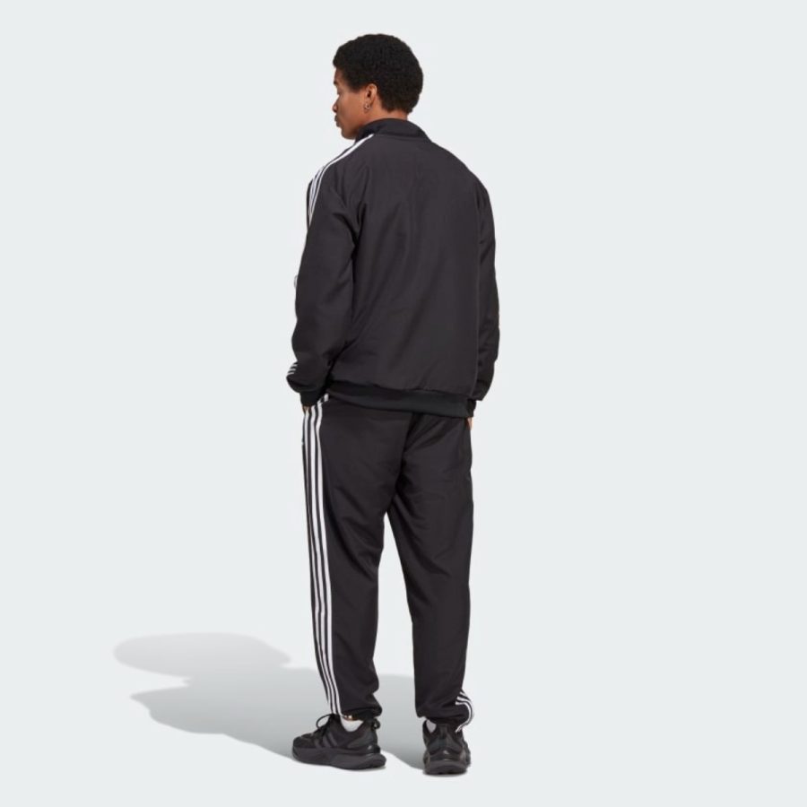 bộ adidas 3-stripes woven tracksuit - black ic6750