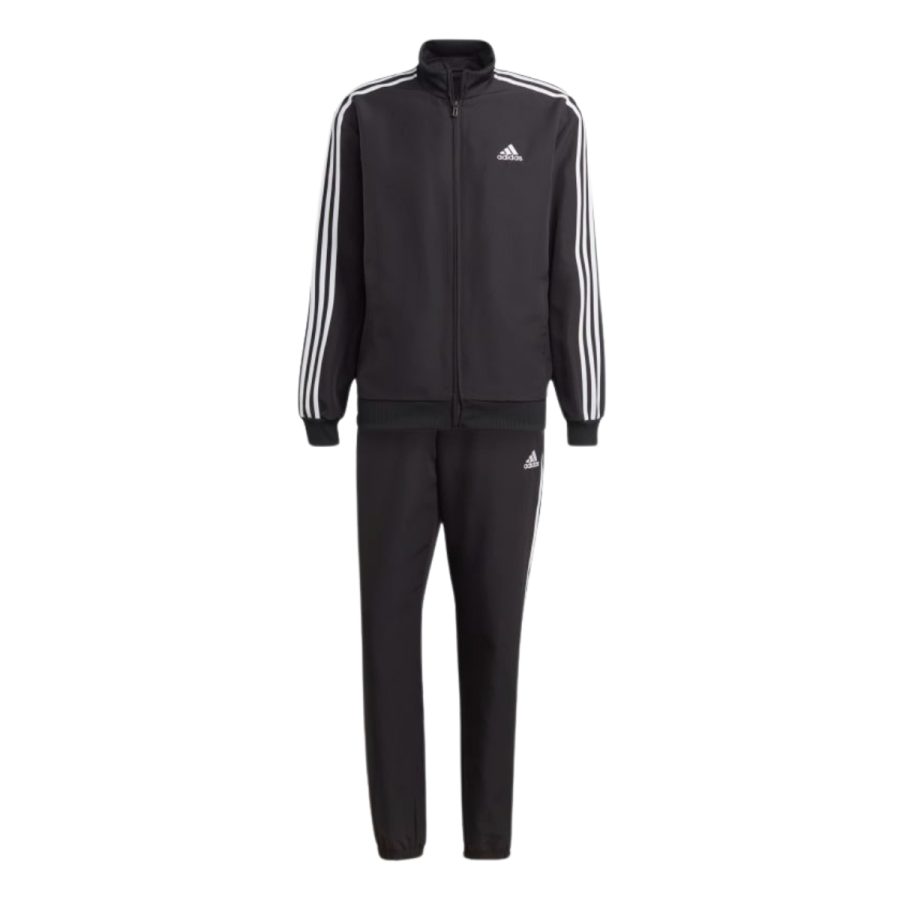 bộ adidas 3-stripes woven tracksuit - black ic6750