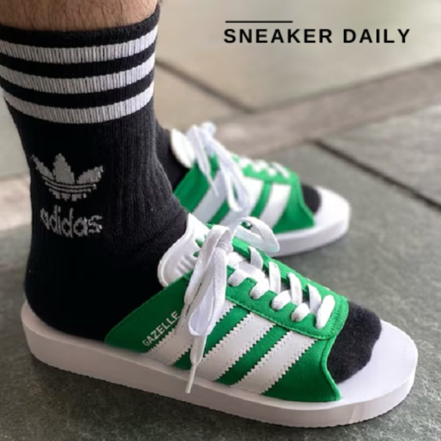 dép adidas gazelle beach slides 'green' jq7426